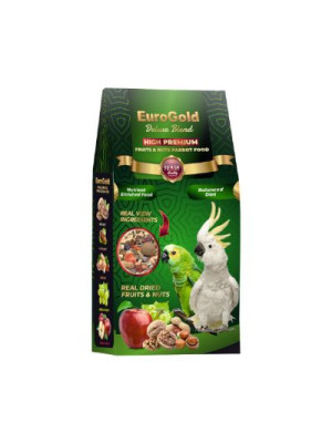 EUROGOLD DELUXE PAPAGAN FRUİTS&NUTS 650 GR